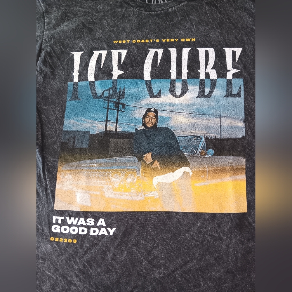 Ice Cube Graphic T-Shirt - Black